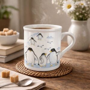 Vintage CTO San Francisco 10 Ounce Penguins Coffee Tea Beverage Mug